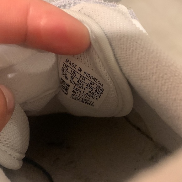 ADIDAS FORUM LOW’s white‎ sneakers shoe’s casual size 9.5 back to school - Picture 4 of 12